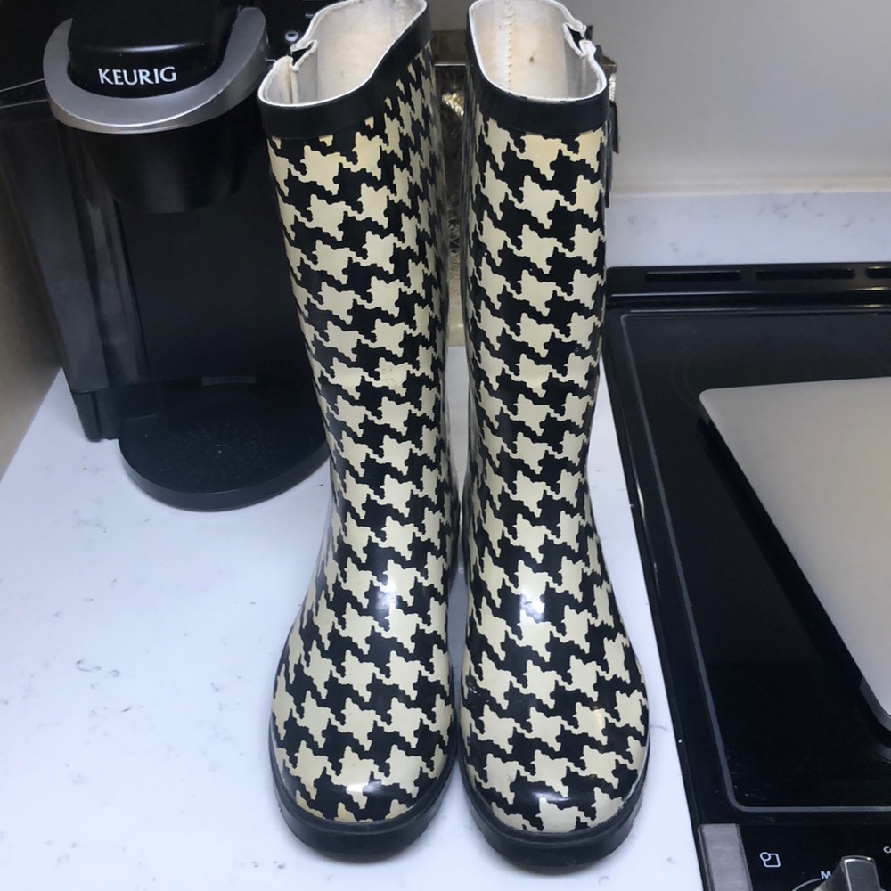 Argyle Rain Boots